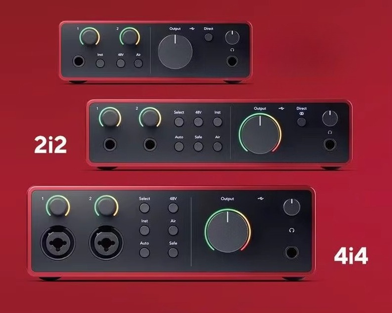 Audio Music Sound - بطاقة صوت فورستر سكارليت 2i2 كواد