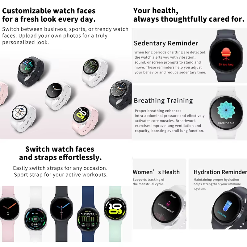 ساعة ذكية نسائية كلاسيكية جديد - مراجعة Audio Music Light وسعره