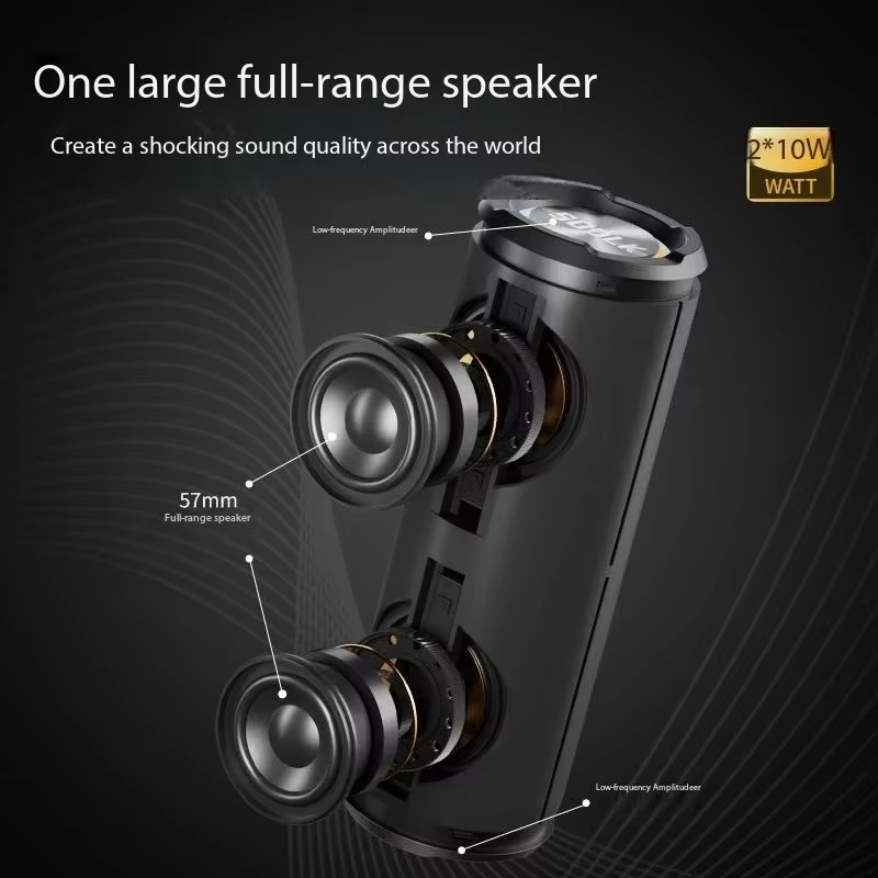 SODLK 2 في 1 مكبرات صوت قابلة  - مراجعة Audio Music Separate وسعره