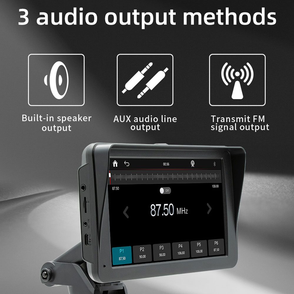 شاشة لمس HD لاسلكية 7 بوصة لتش - مراجعة Audio Music Image وسعره