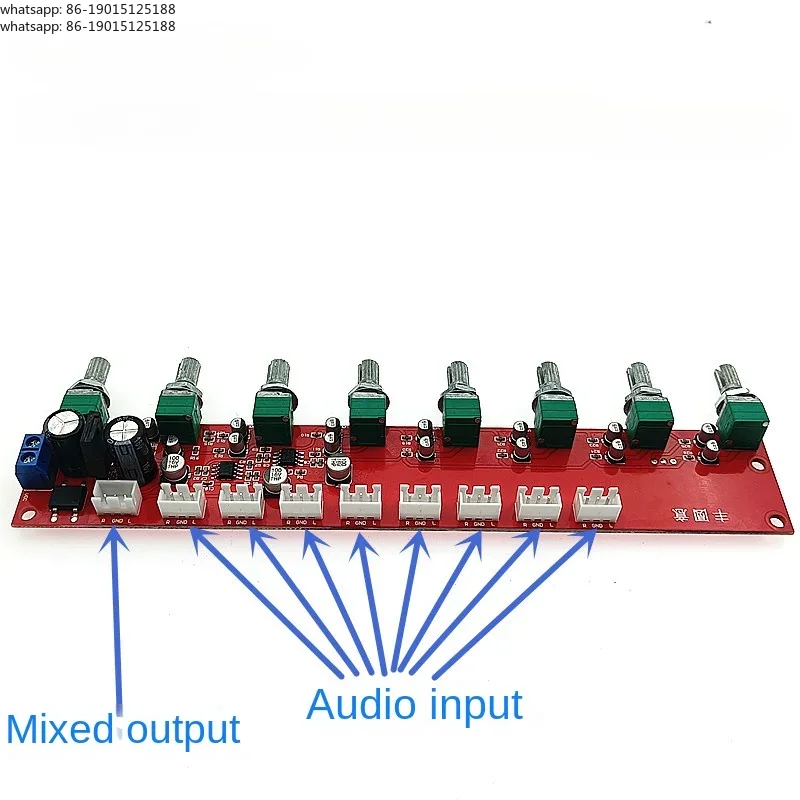 لوحة خلط صوتي NE5532 بثمانية ق - مراجعة Mix Audio Music وسعره