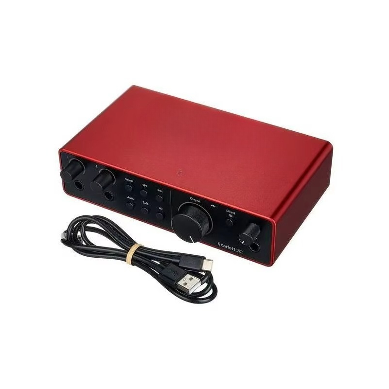 بطاقة صوت فورستر سكارليت 2i2 ك - مراجعة Audio Music Sound وسعره