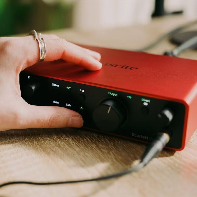 بطاقة صوت فورستر سكارليت 2i2 ك - مراجعة Audio Music Sound وسعره